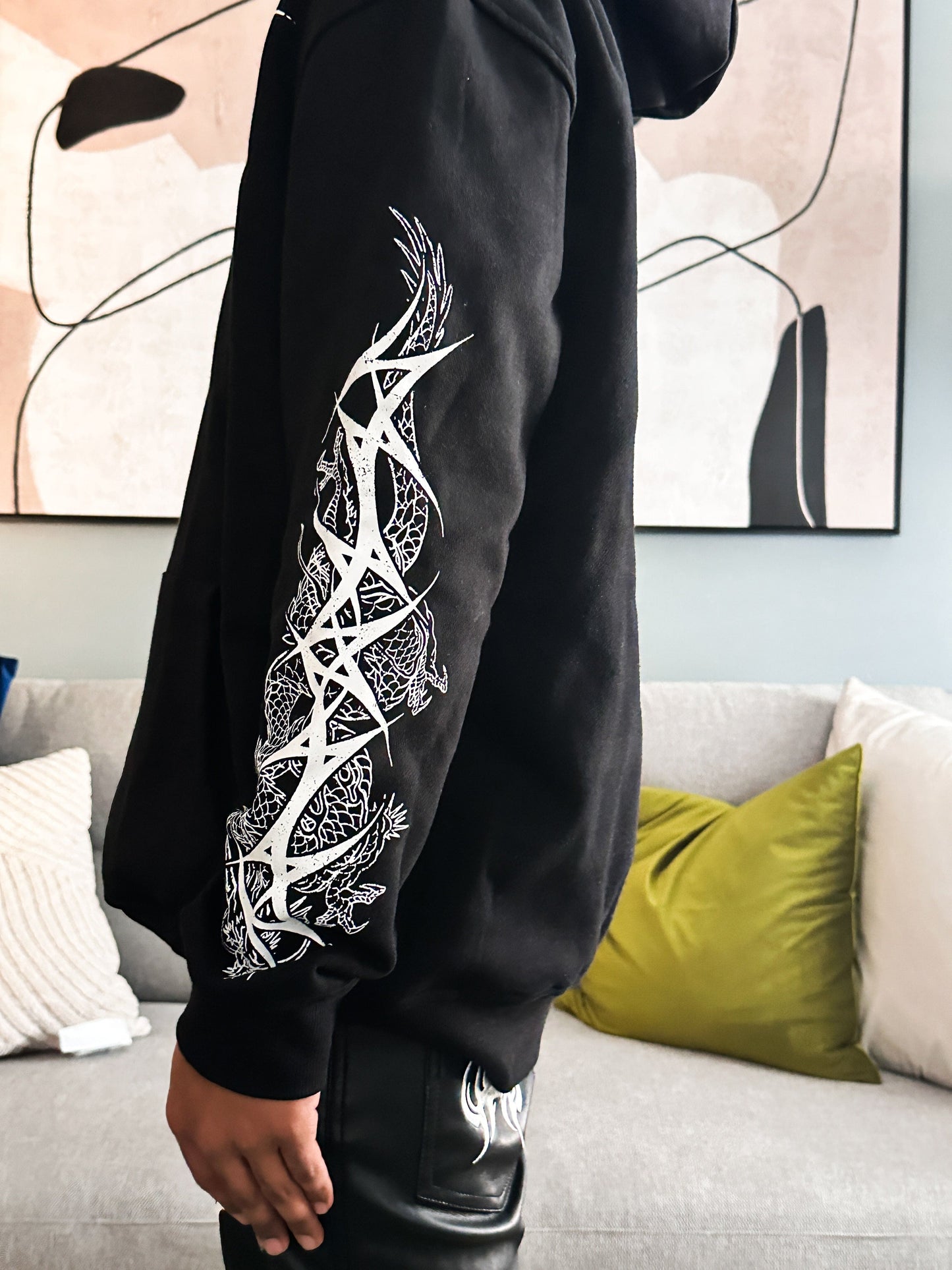 “TRIBAL CROSS” HOODIE