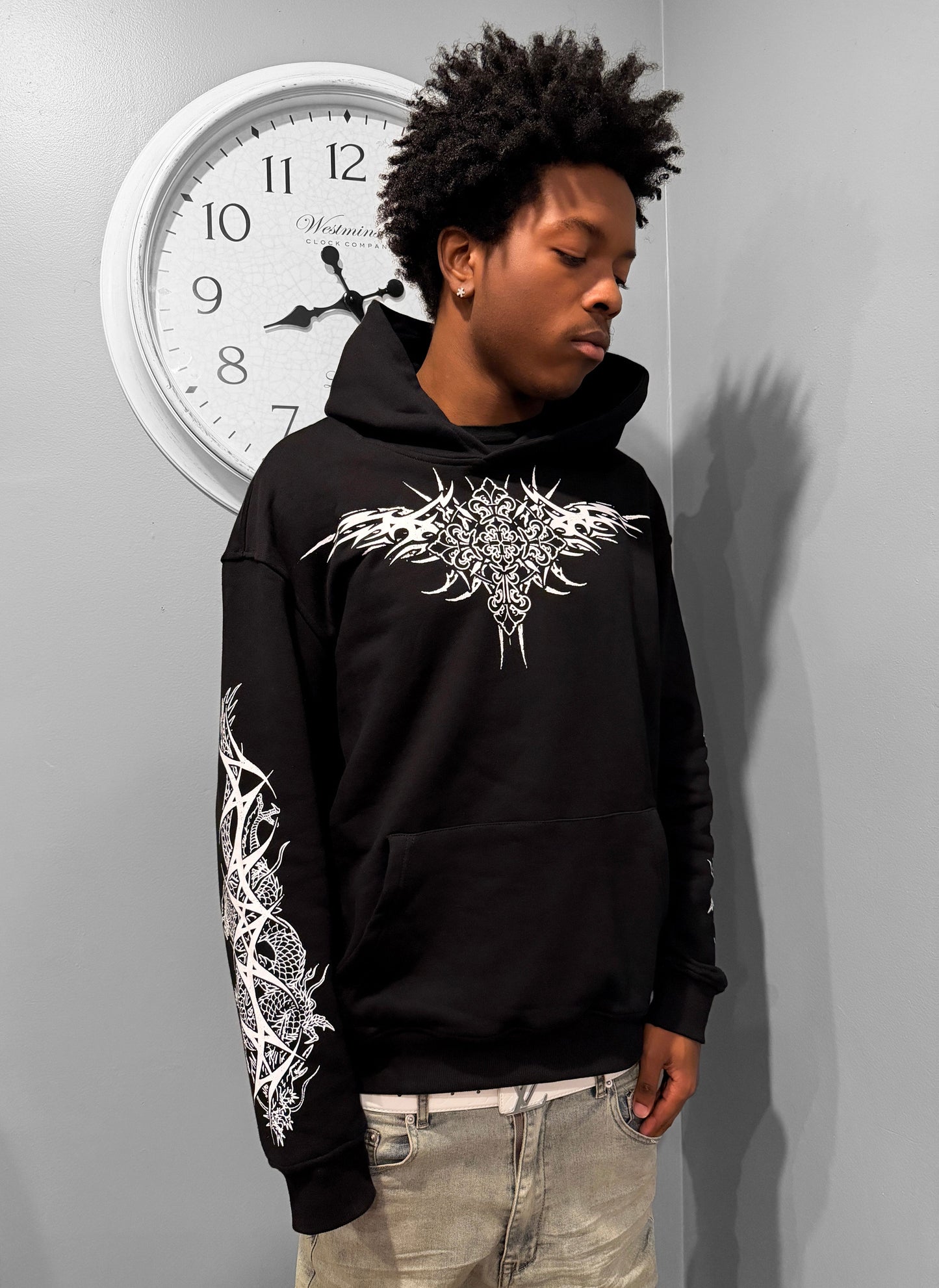 “TRIBAL CROSS” HOODIE