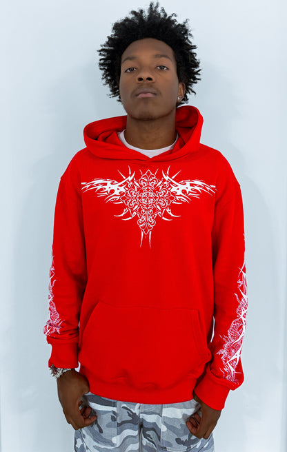 “TRIBAL CROSS” HOODIE