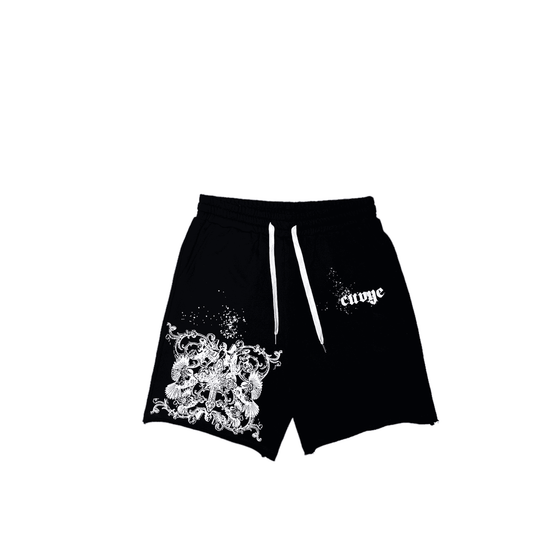 “CUVYE CROSS” BLACK SHORTS